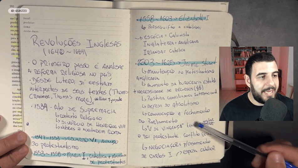 Aula da Escola de História